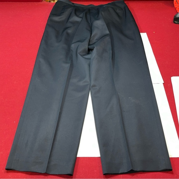 Marisa Minicucci BLUE Wool PLEATED PANTS DRESSY Trousers Women 8 Straight Leg 8 - Picture 16 of 16